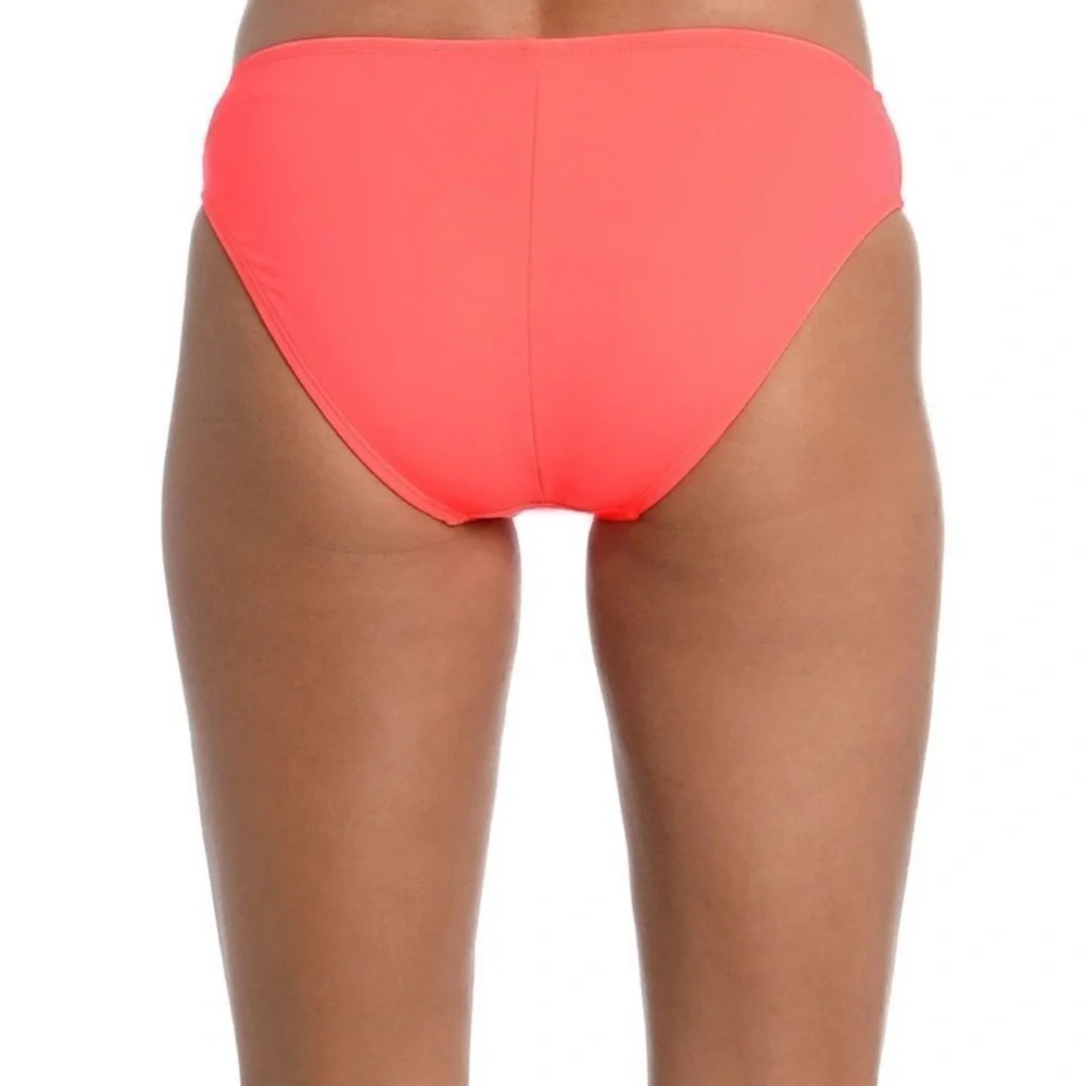La Blanca Bikini Bottom Coral Neon Hipster Swimsuit Swim